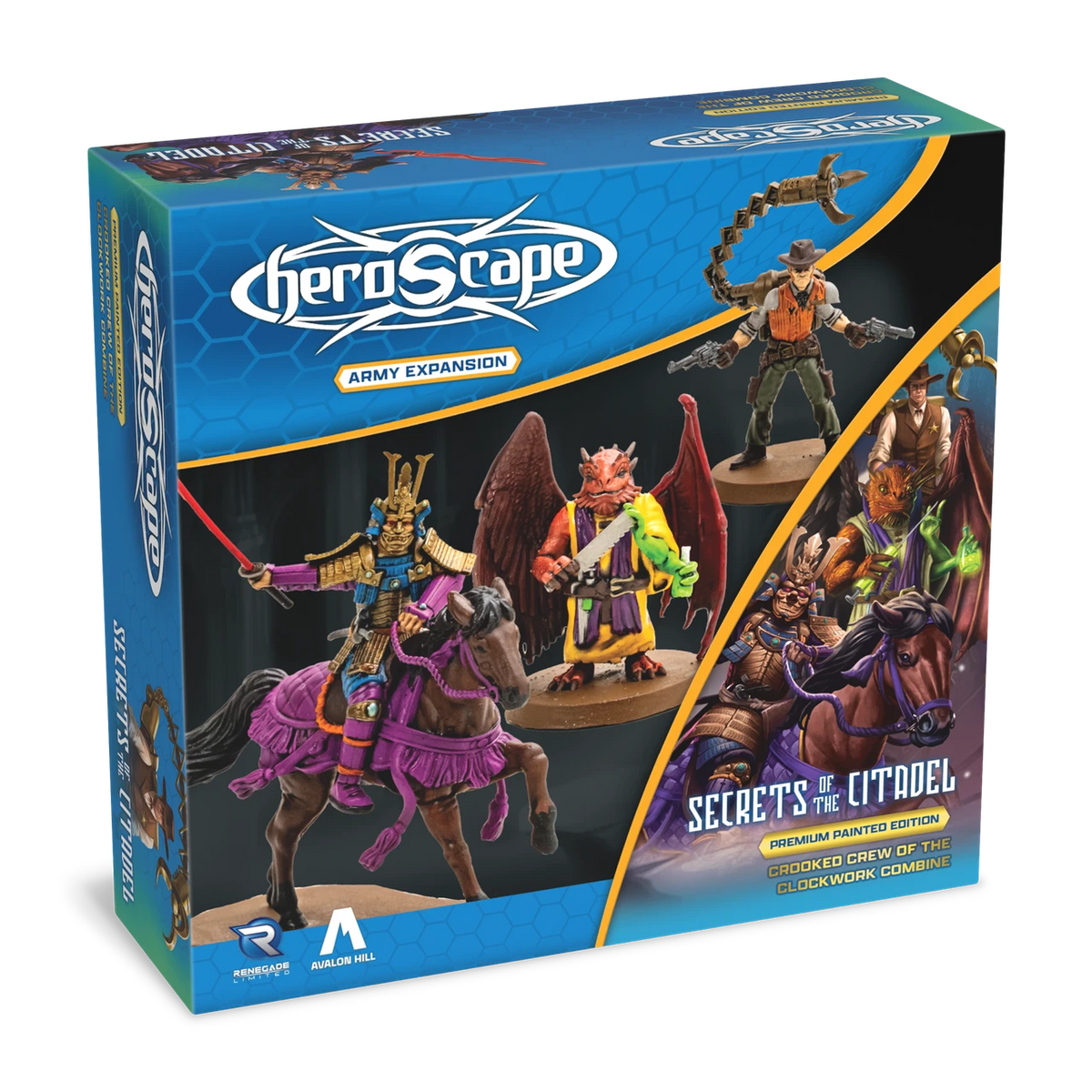 Heroscape: Crooked Crew of the Clockwork Combine Army (2 Options) Miniatures Renegade Game Studios HS CCotClockwork Combine (PAINTED)