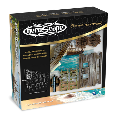 Heroscape: Shores of Valhalla Terrain Expansion Miniatures Renegade Game Studios HS Shores of Valhalla Terrain