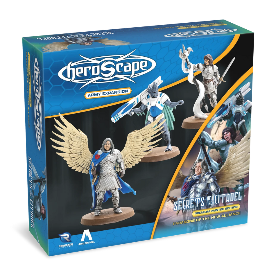 Heroscape: Paragons of the New Alliance Army (2 Options) Miniatures Renegade Game Studios HS Paragons of the New Alliance (PAINTED)