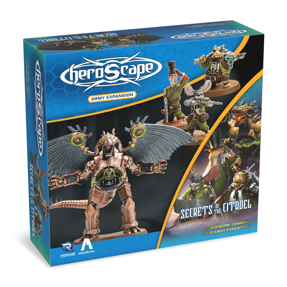 Heroscape: Clockwork Combine Research Expedition Army (2 Options) Miniatures Renegade Game Studios HS Clockwork Combine Research Expedition