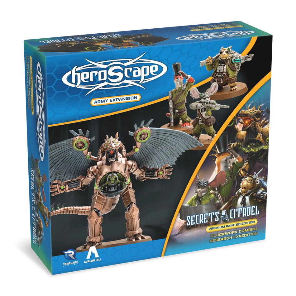 Heroscape: Clockwork Combine Research Expedition Army (2 Options) Miniatures Renegade Game Studios HS Clockwork Combine Research Expedition (PAINTED)