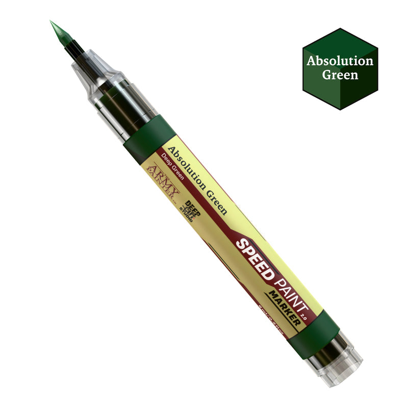 Speedpaint Marker: Absolution Green Paints Army Painter SPM Abs Green