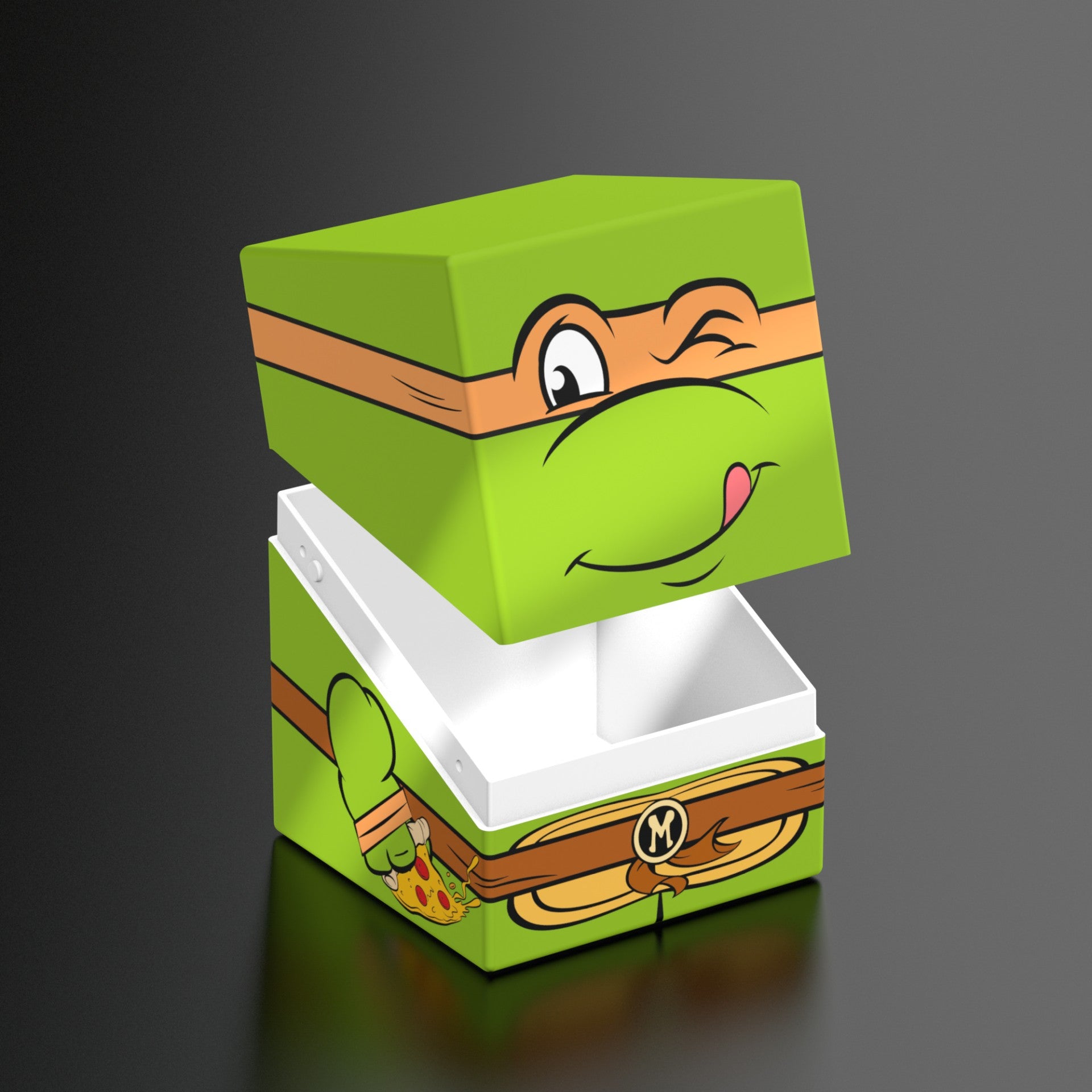 Squaroes Teenage Mutant Ninja Turtles Deck Box - Michelangelo Supplies Ultimate Guard   