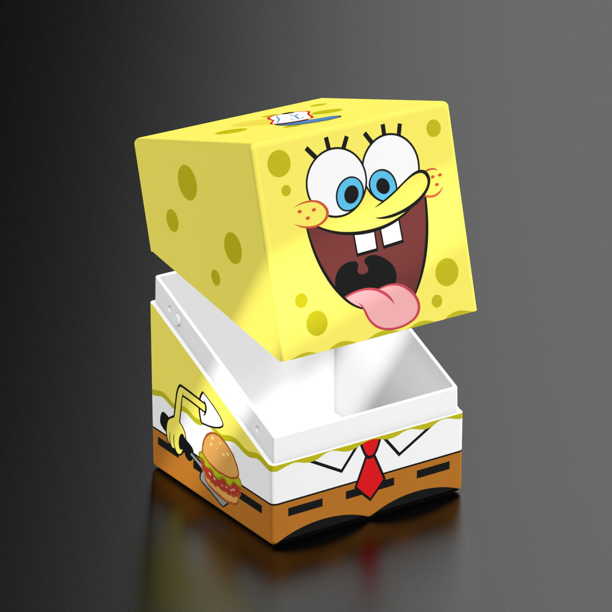 Squaroes Spongebob Squarepants Deck Box - Spongebob Fry Cook Supplies Ultimate Guard   