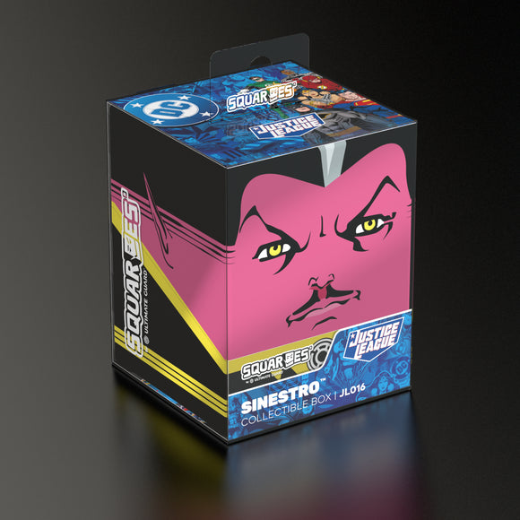 Squaroes Justice League Deck Box - Sinestro Supplies Ultimate Guard
