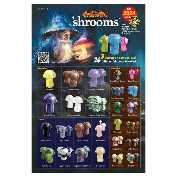 Stat Trackers: RPG 'Shrooms Booster Role Playing Games Other