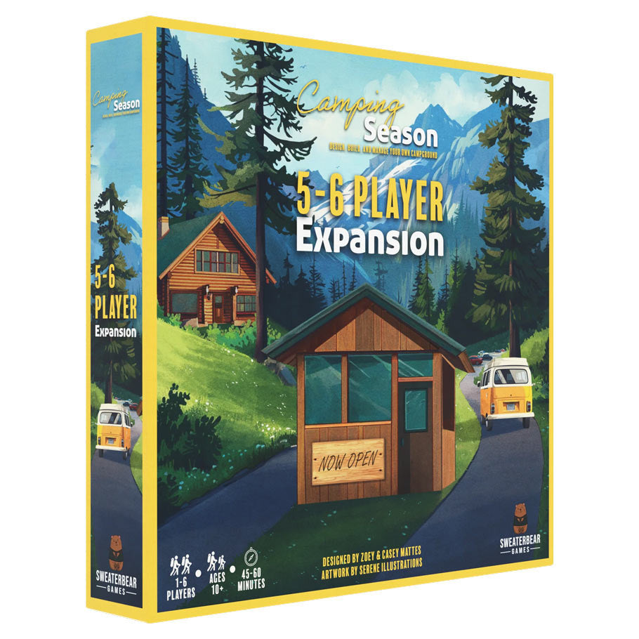 Camping Season: 5-6 Player Expansion Board Games Sweaterbear Games Camping Season: 5-6 Player Exp.