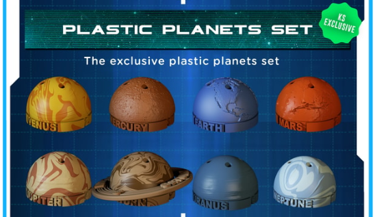 Starship Interstellar Plastic Planets Board Games Pendragon Game Studio   