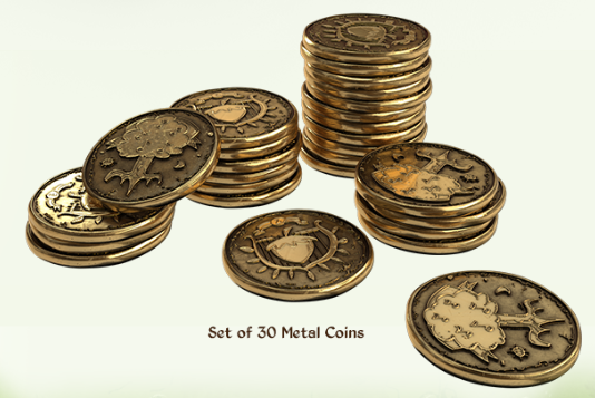 Bardwood Grove Metal Coins Board Games Final Frontier Games   