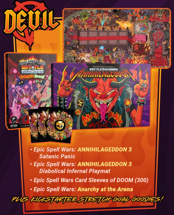 Epic Spell Wars of the Battle Wizards: Annihilageddon 3 - Devil Bundle Board Games Cryptozoic Entertainment