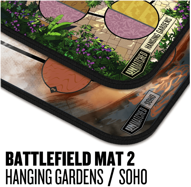 Unmatched: Neoprene Battlefield Mats Supplies Restoration Games