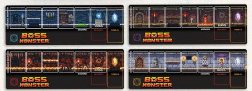 Super Boss Monster Player Dungeon Mats x4 Supplies Brotherwise Games