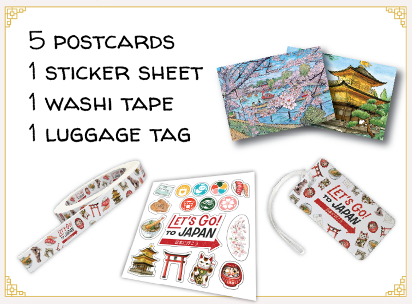 Let's Go! To Japan: Souvenir Pack Board Games Alderac Entertainment Group
