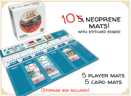 Let's Go! To Japan: Neoprene Playmats Supplies Alderac Entertainment Group