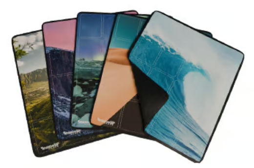 Earth: 5-Piece Neoprene Tableau Mat Set Supplies Inside Up Games