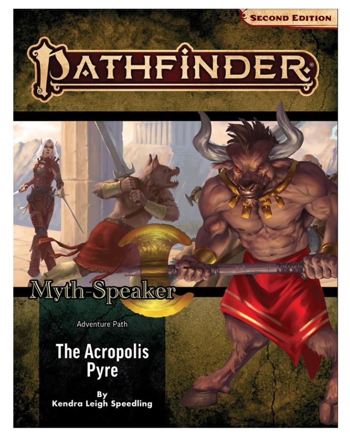 Pathfinder 2E Adventure Path #216 - Myth-Speaker Part 1: The Acropolis Pyre Role Playing Games Paizo