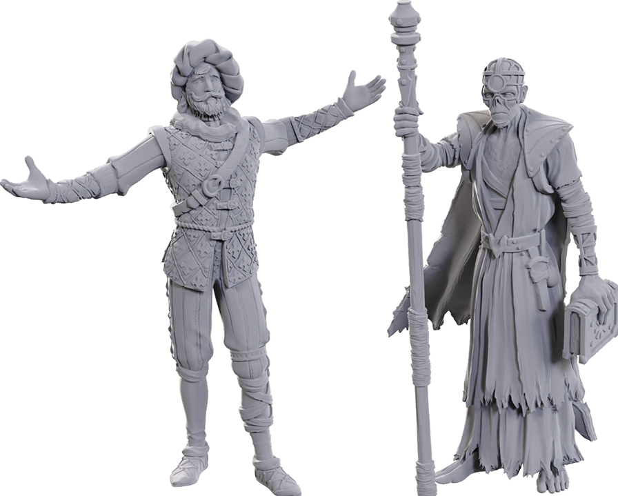 D&D Nolzur's Marvelous Unpainted Miniatures: Special Edition Baldur's Gate 3 - Volo & Withers Miniatures WizKids