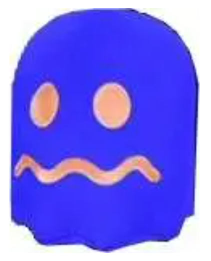 Pac-Man 7-Inch Plushes (7 options) Plushes Toynk Toys Blue Ghost Plush 7"