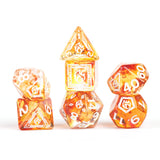 D&D Adventurer Dice Set - Sorcerer Orange 16ct Dice Sirius Dice