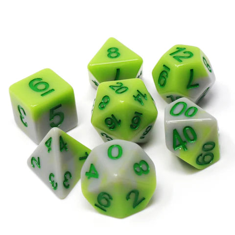 Die Hard Dice 7pc RPG Set - Spring Sprout Dice Die Hard Dice