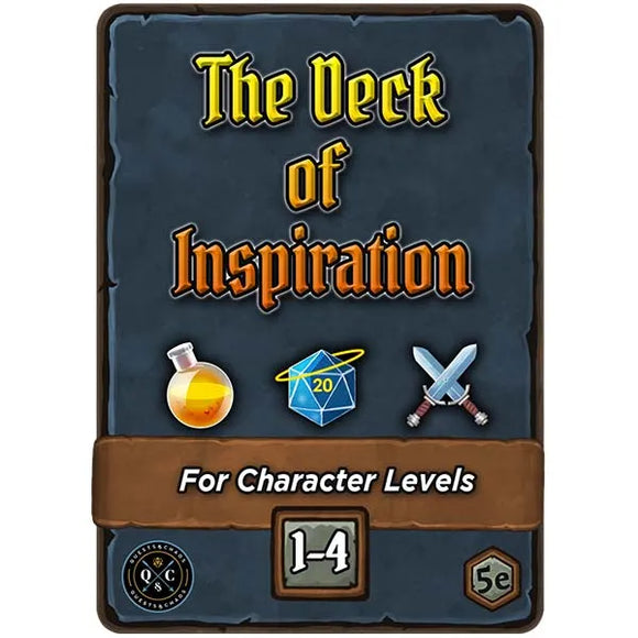 The Deck of Inspiration (4 options) Role Playing Games Other Deck of Inspiration 1-4  
