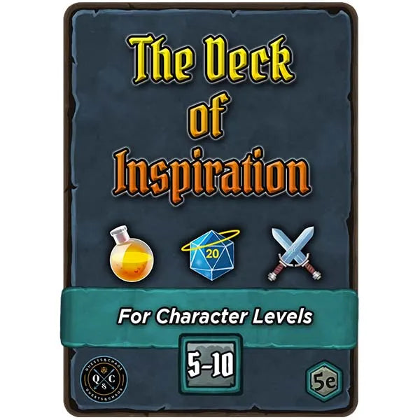 The Deck of Inspiration (4 options) Role Playing Games Other Deck of Inspiration 5-10  