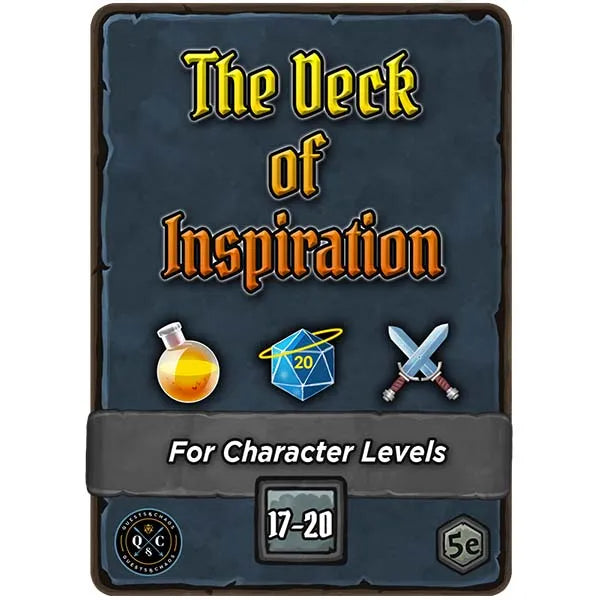 The Deck of Inspiration (4 options) Role Playing Games Other Deck of Inspiration 17-20  
