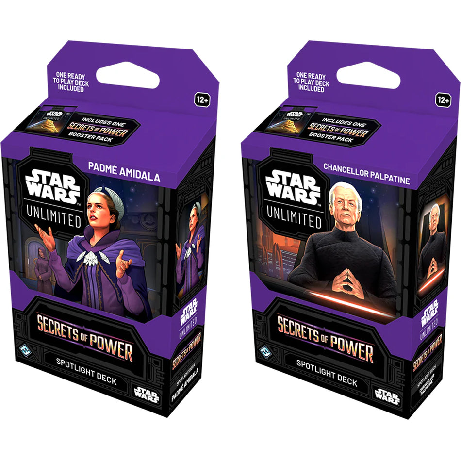 Star Wars Unlimited [SOP] Secrets of Power Spotlight Deck (3 options) Trading Card Games Fantasy Flight SOP Spotlight Both Decks