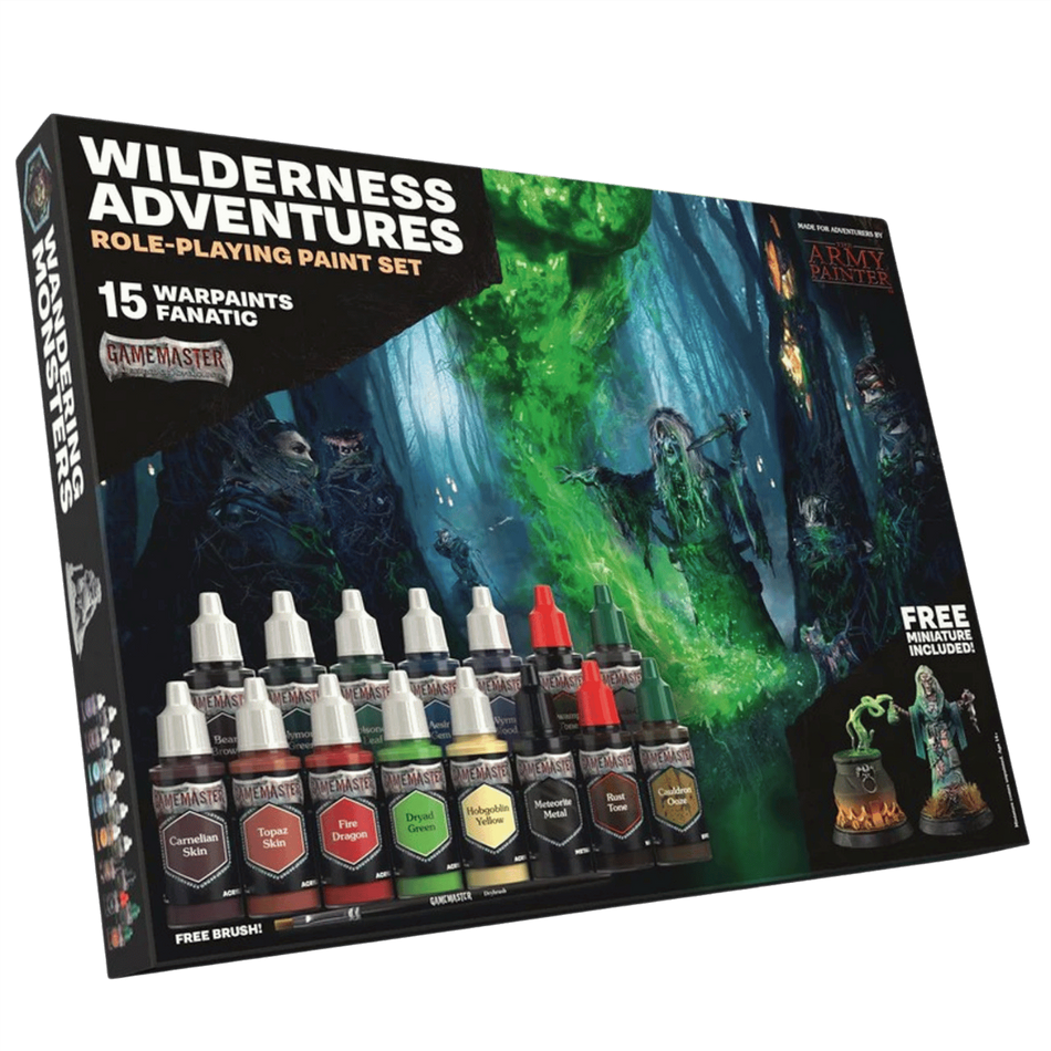 Gamemaster: Wilderness Adventures Warpaints Fanatic Paint Set Paints Army Painter   