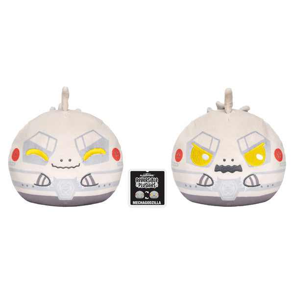 Reversible Plushies: 6" MechaGodzilla Happy/Angry Plushes TeeTurtle
