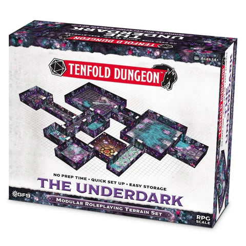Tenfold Dungeons: The Underdark RPG Maps Gale Force Nine   