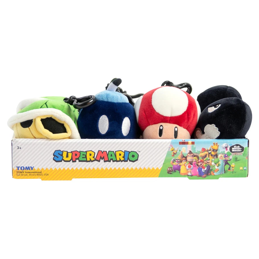 Nintendo: Clip on Plush Assortment Plushes TOMY International Nintendo: Clip on Plush Assortment
