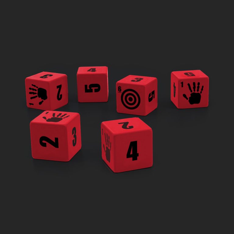 The Walking Dead Universe RPG Dice (2 options) Role Playing Games Free League Publishing TWDU RPG Stress Dice  