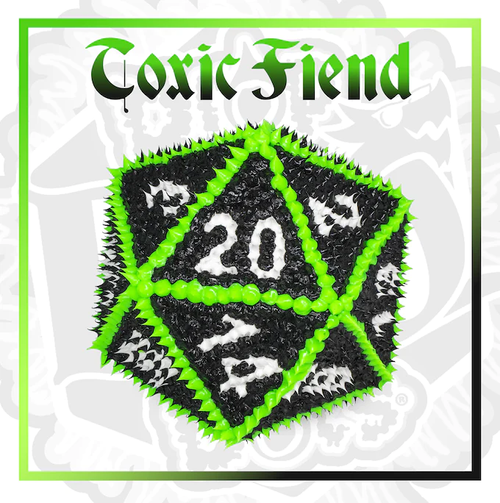 Drop Dots D20 (5 Colors) Dice Kessler Corporation D20 Toxic Fiend  