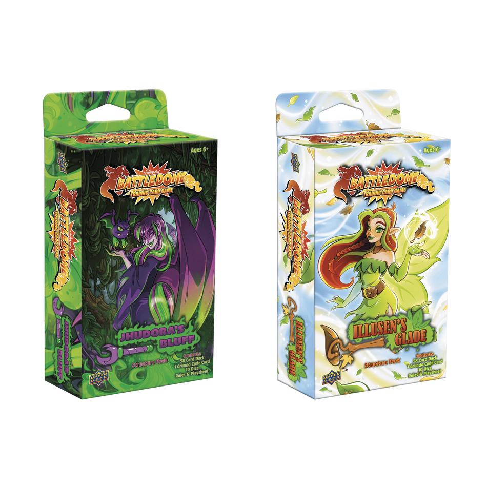 Neopets Battledome TCG: Jhudora’s Bluff & Illusen's Glade Structure Decks Trading Card Games Upper Deck Entertainment