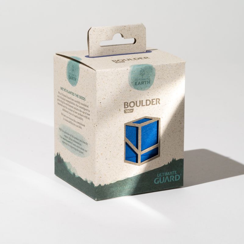 Ultimate Guard Return to Earth Boulder Deck Box (18 options) Supplies Ultimate Guard RTE 100+ Blue 
