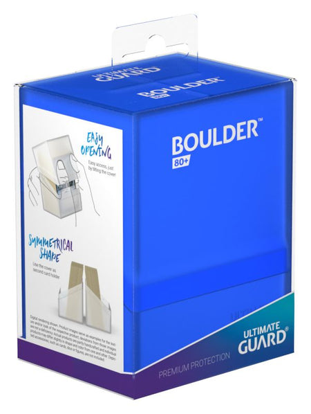 Boulder Deck Box (36 options) Supplies Ultimate Guard Boulder 80+ Sapphire