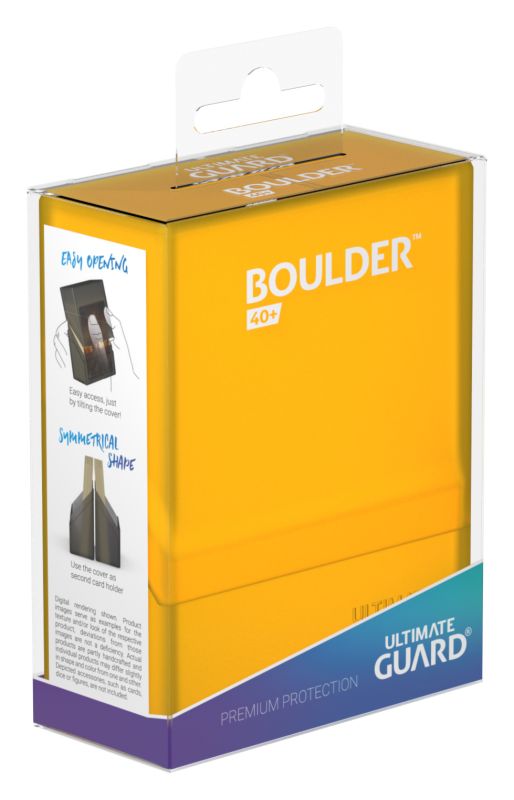 Boulder Deck Box (36 options) Supplies Ultimate Guard Boulder 40+ Amber
