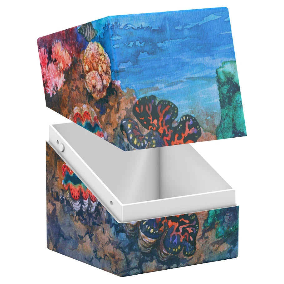 Deck Box: Boulder: 100+: Coral Places: Seablue Hush Supplies Ultimate Guard DB Bldr 100+ Seablue Hush