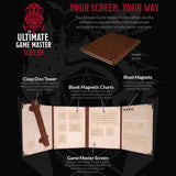 Ultimate Game Master Screen Core Screen Portrait (2 Options) Supplies Forged Dice Co