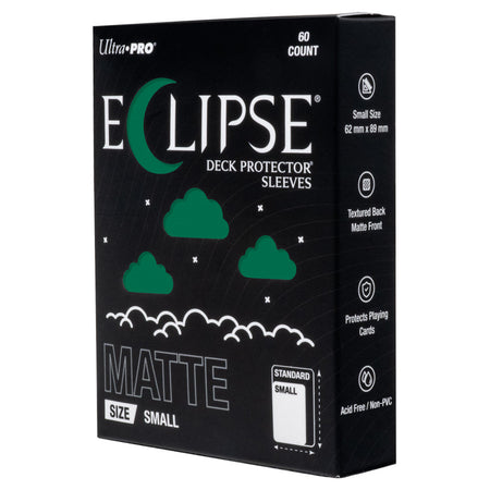 Eclipse Sleeves: Small Matte Deck Protectors 60ct (10 Options) Supplies Ultra Pro Eclipse DP SM MAT PUR