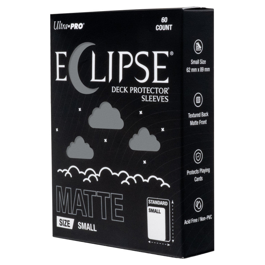 Eclipse Sleeves: Small Matte Deck Protectors 60ct (10 Options) Supplies Ultra Pro Eclipse DP SM MAT GRY