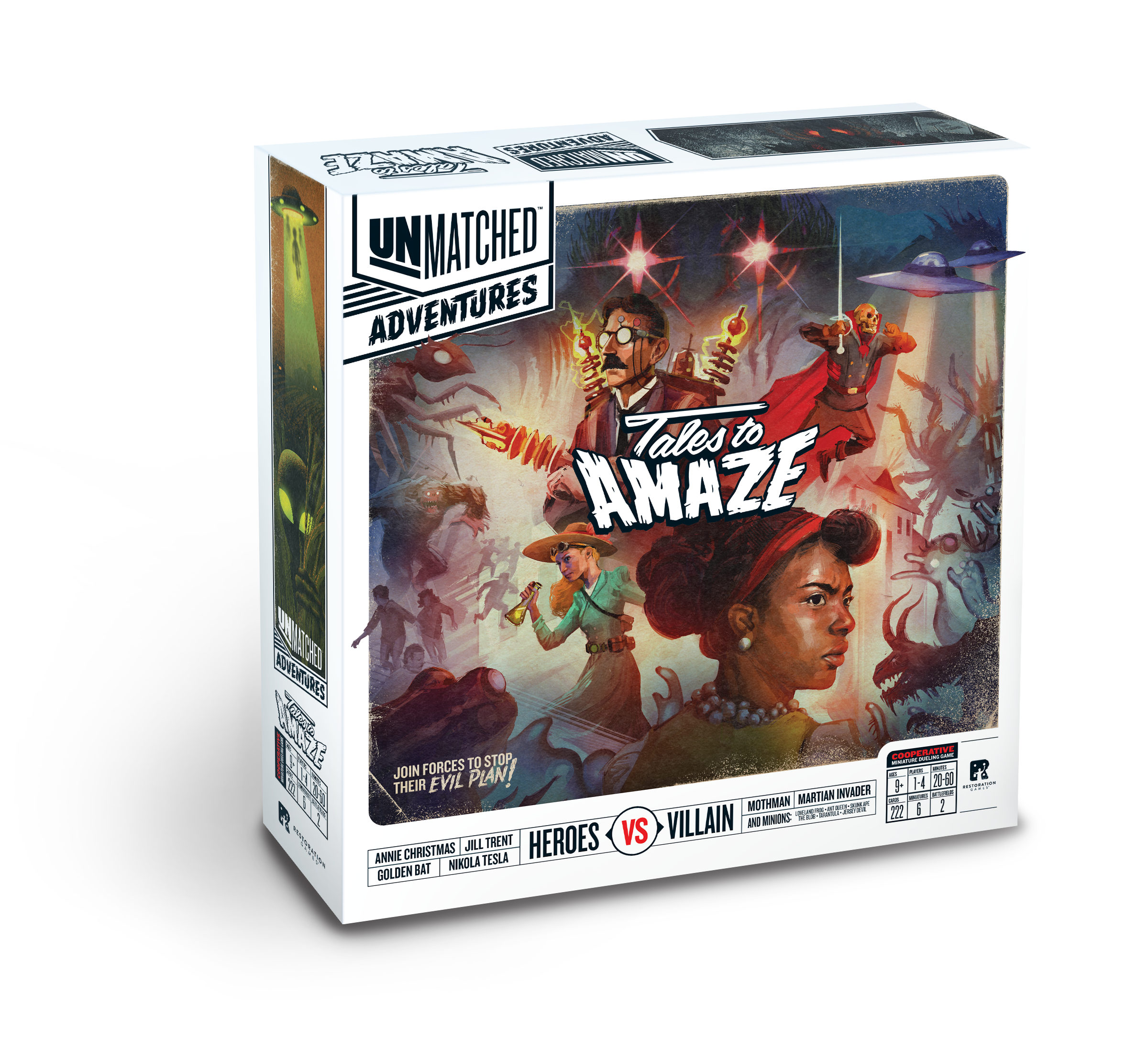 Unmatched Adventures: Tales to Amaze Board Games Restoration Games   