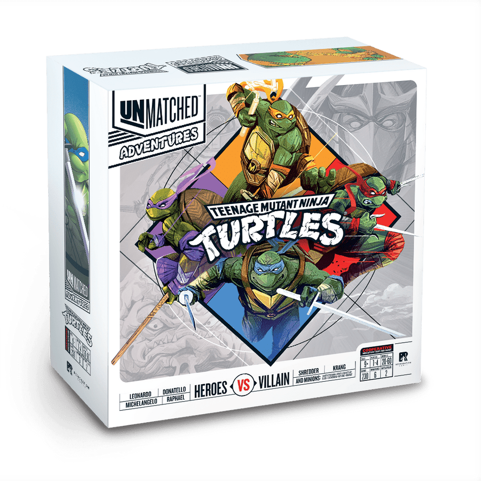 Unmatched Adventures: Teenage Mutant Ninja Turtles Board Games Restoration Games UMA Adv TMNT