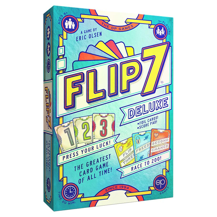 Flip 7 Deluxe Card Games USAopoly Flip 7 Deluxe