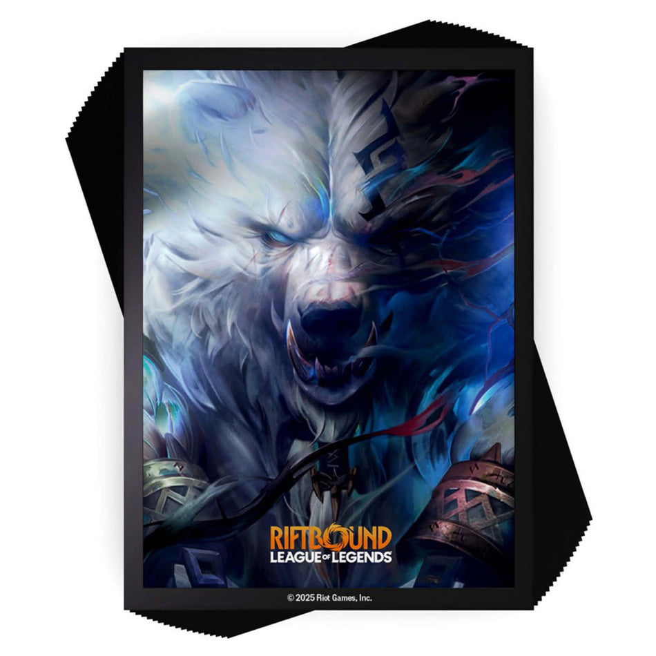 Riftbound TCG: Origins Sleeves (100ct) (4 Options) Trading Card Games Asmodee RB DP Volibear