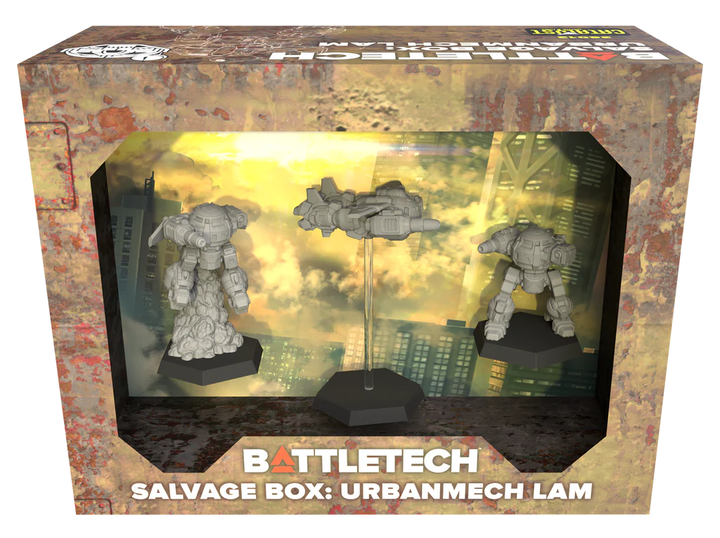 BattleTech Salvage Box: UrbanMech LAM Miniatures Catalyst Game Labs   