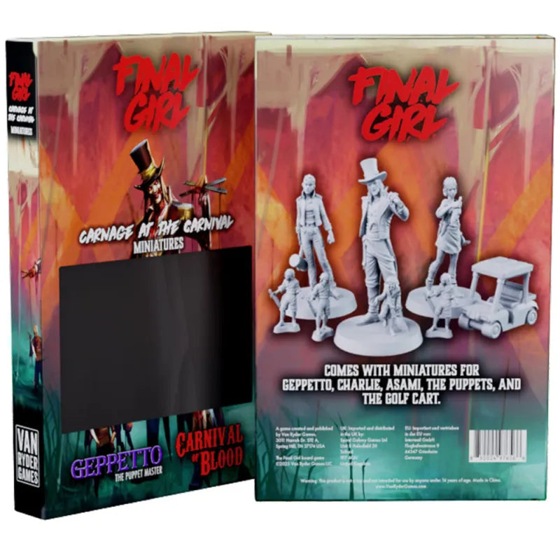 Final Girl: Series 1 - Carnage at the Carnival - Miniatures Set Board Games Van Ryder Games FG Carnage Carnival Minis