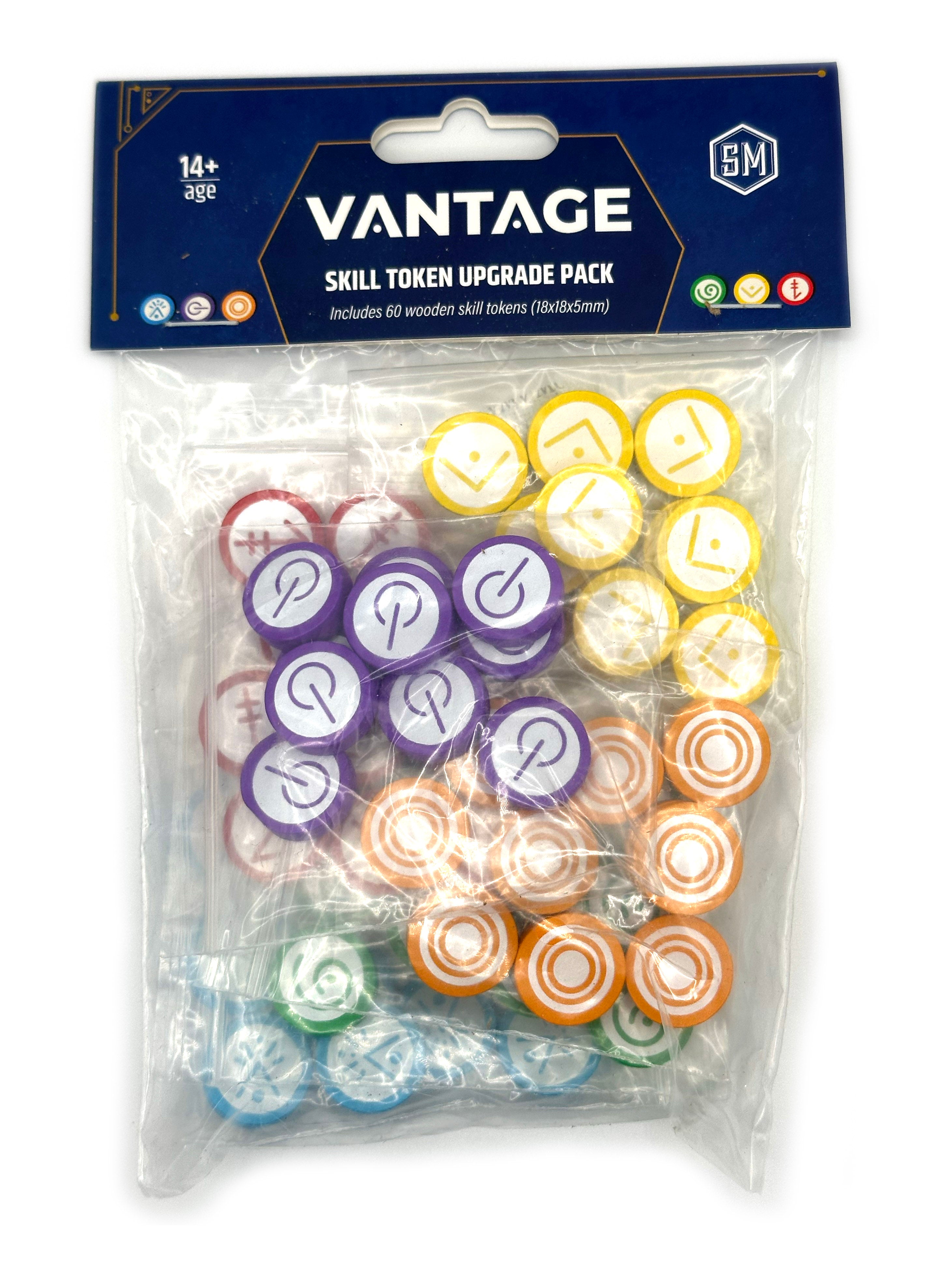 Vantage Wooden Skill Tokens Board Games Stonemaier Games Vantage Wooden Tokens