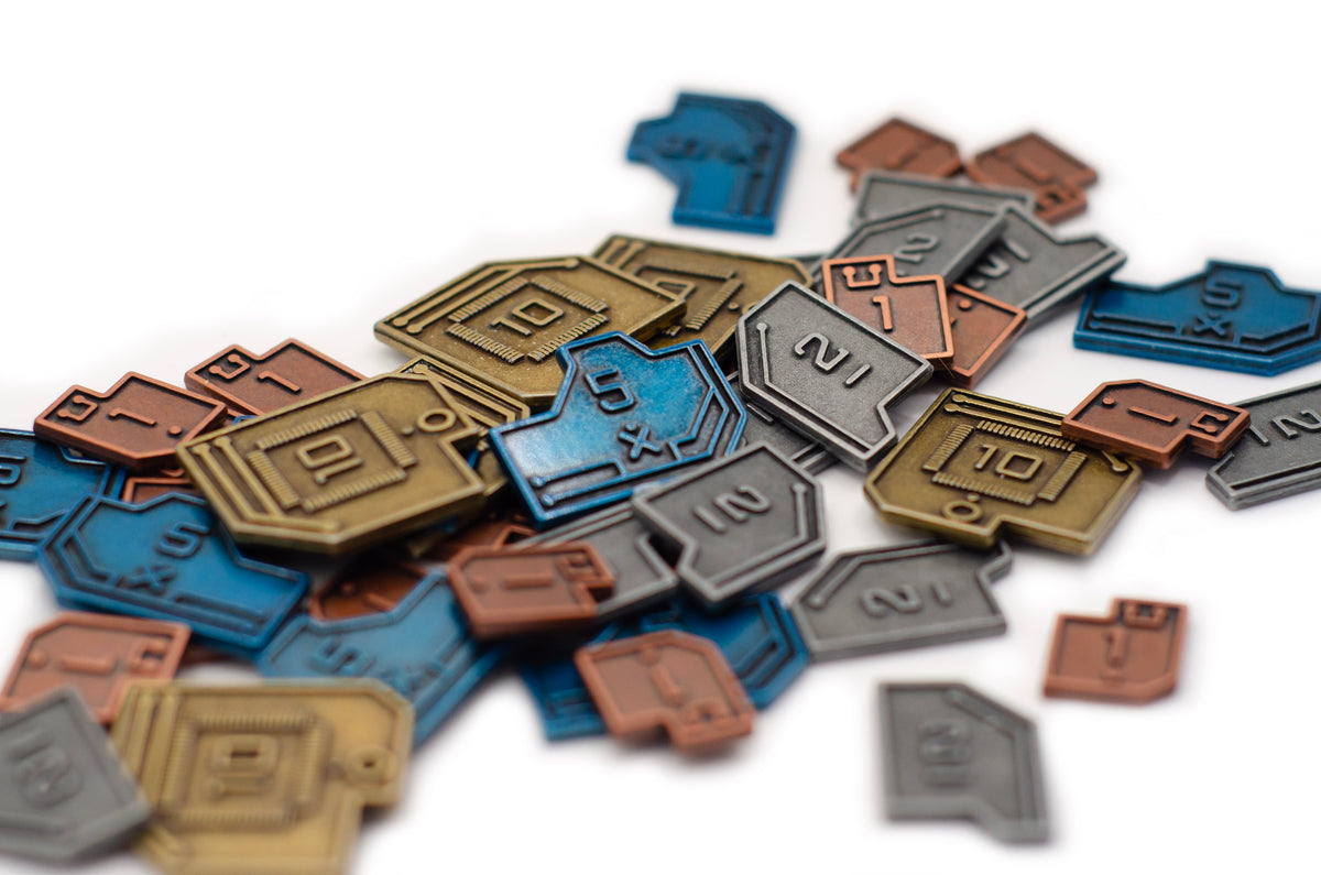 Vantage Metal Coins Board Games Stonemaier Games Vantage Metal Coins